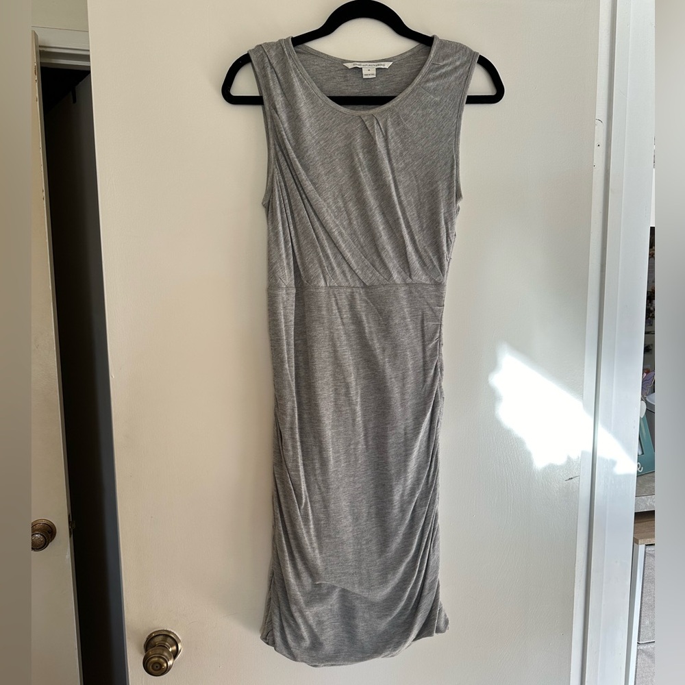 Diane Von Furstenberg Ruched Silk Blend Dress